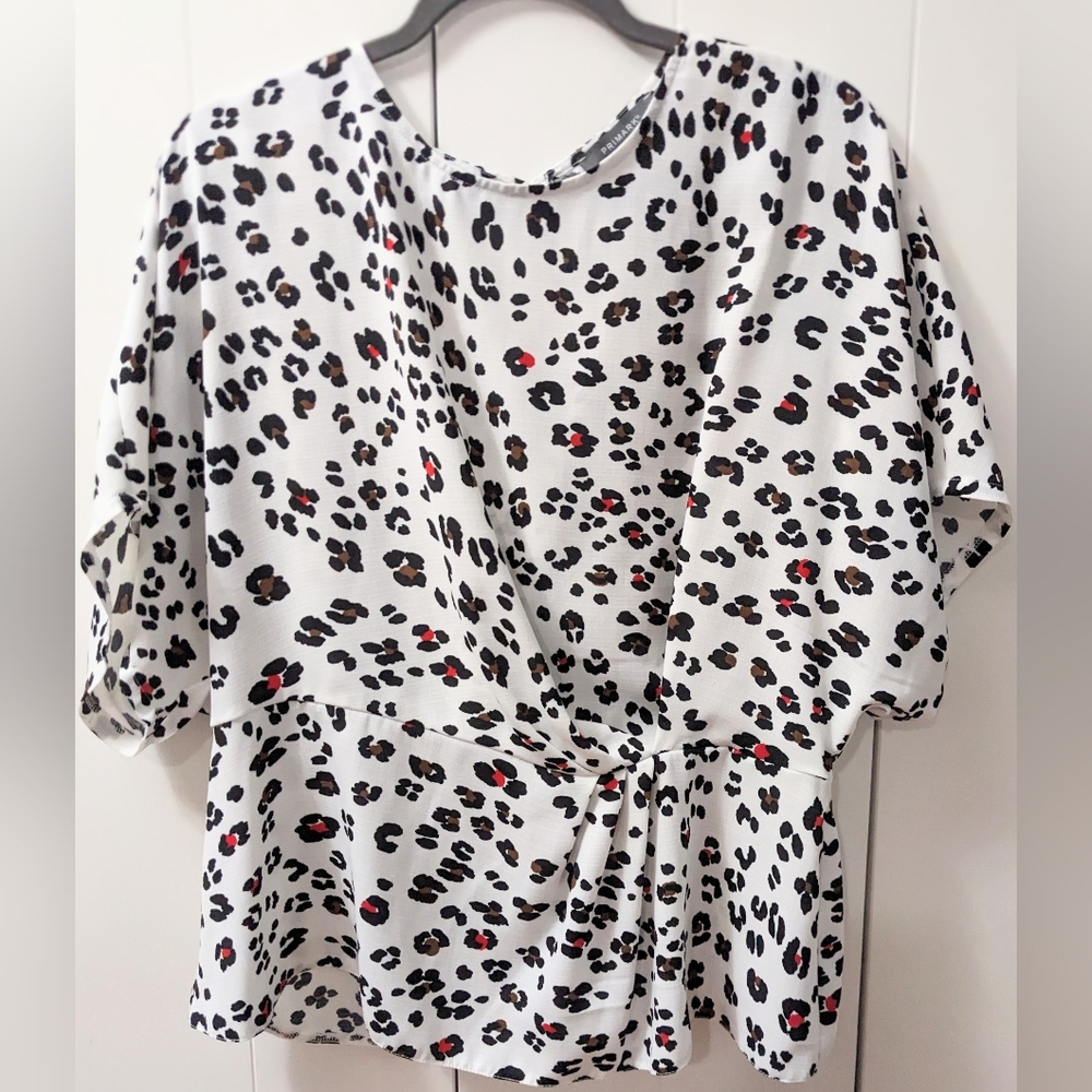 PRIMARK, Leopard print Top, Size 12.